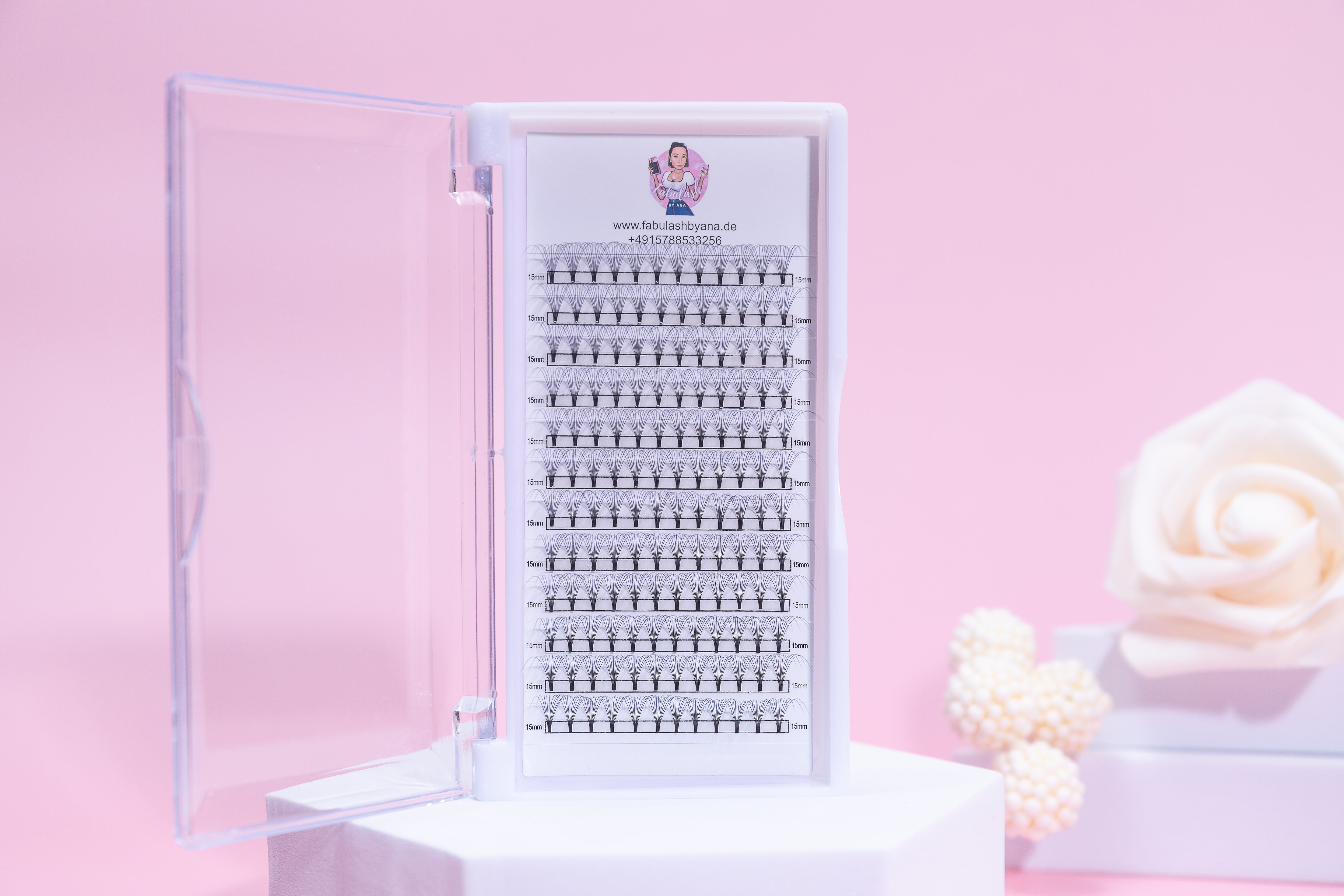 Wimpern 3D C Curl Dicke 0,10 Lange 8mm bis 15