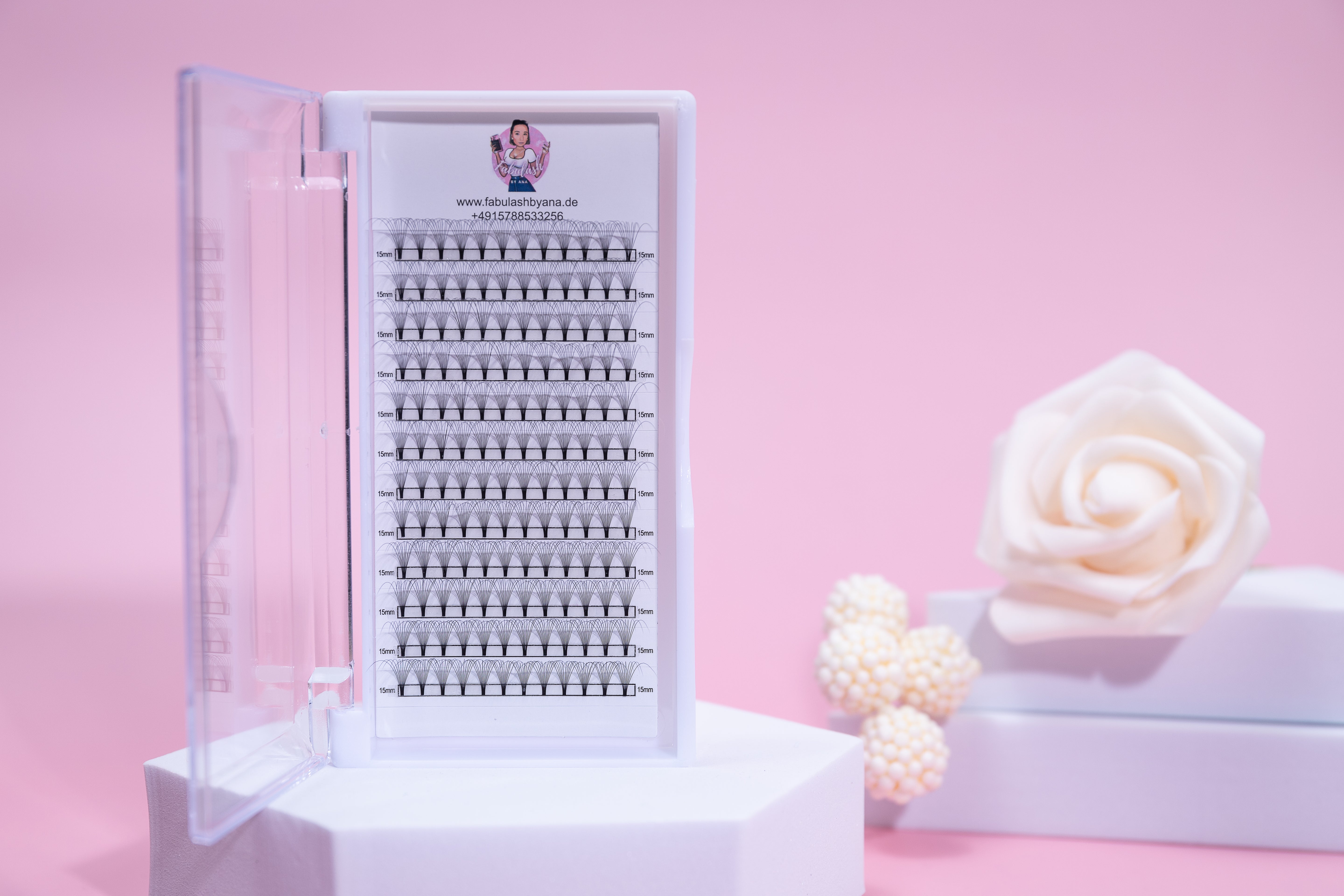 Wimpern 10D C Curl Dicke 0,5 Länge 8mm bis 15mm