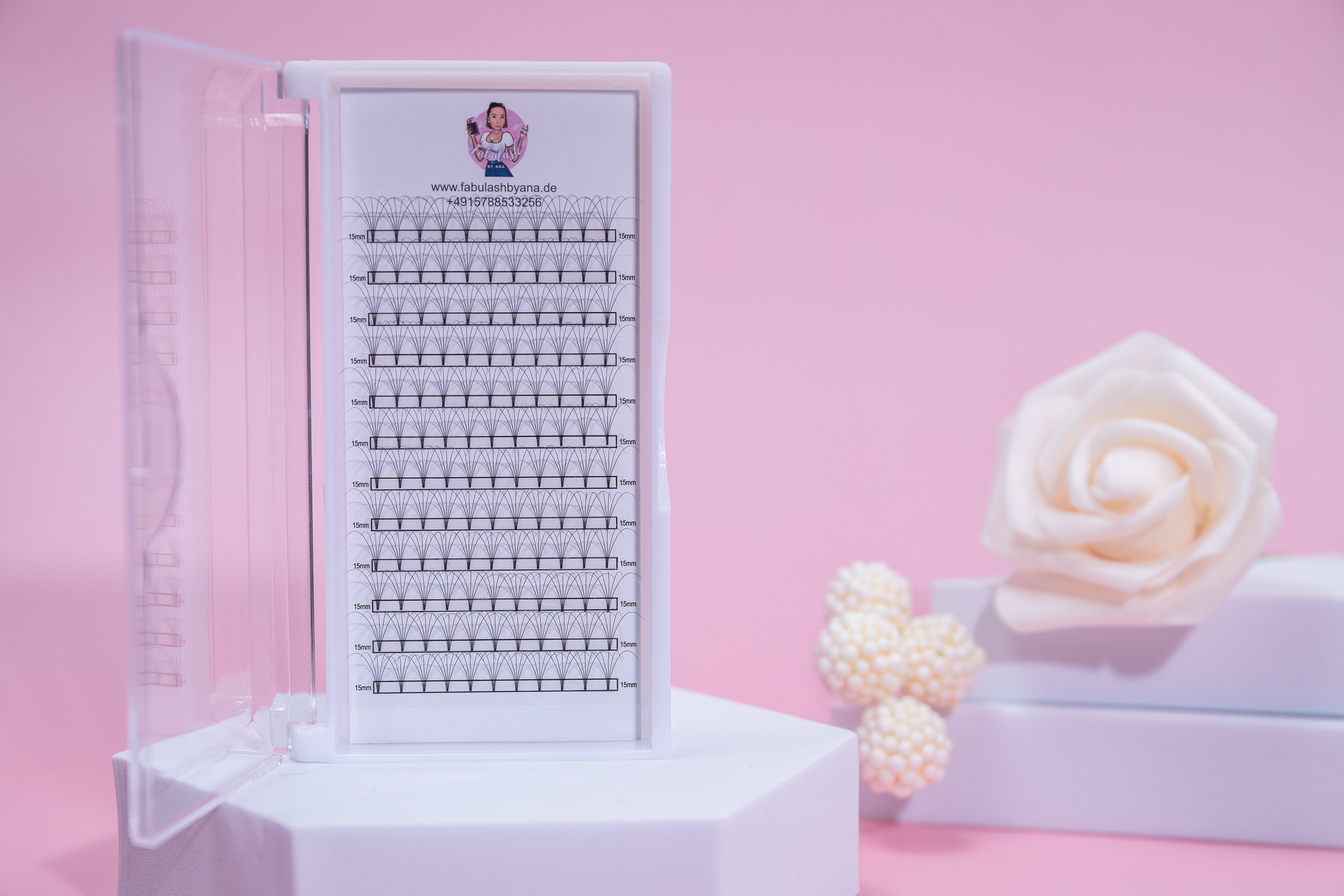 Wimpern 3D D Curl Dicke 0,10 Länge 8mm bis 15mm