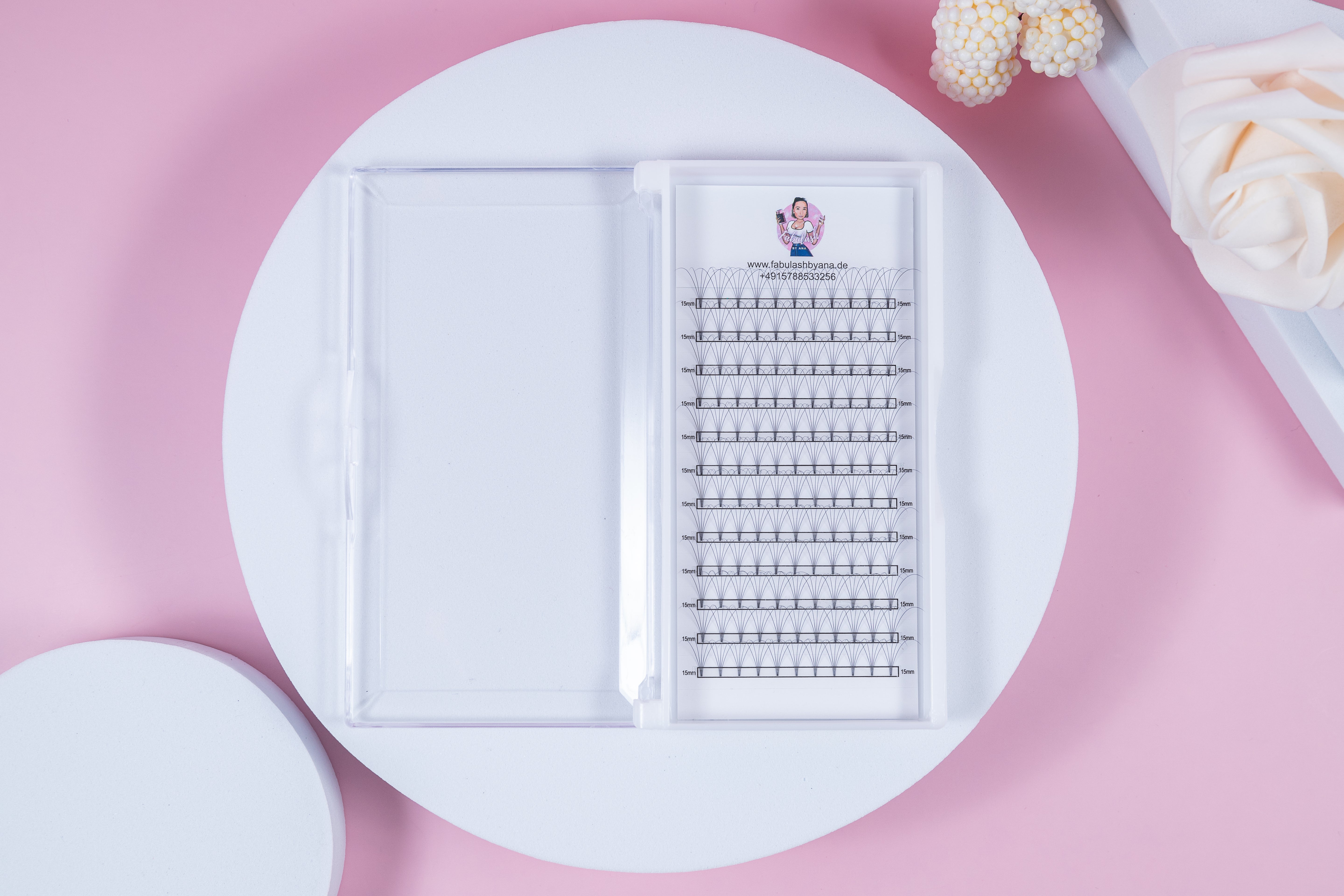 Wimpern 3D D Curl Dicke 0,10 Länge 8mm bis 15mm