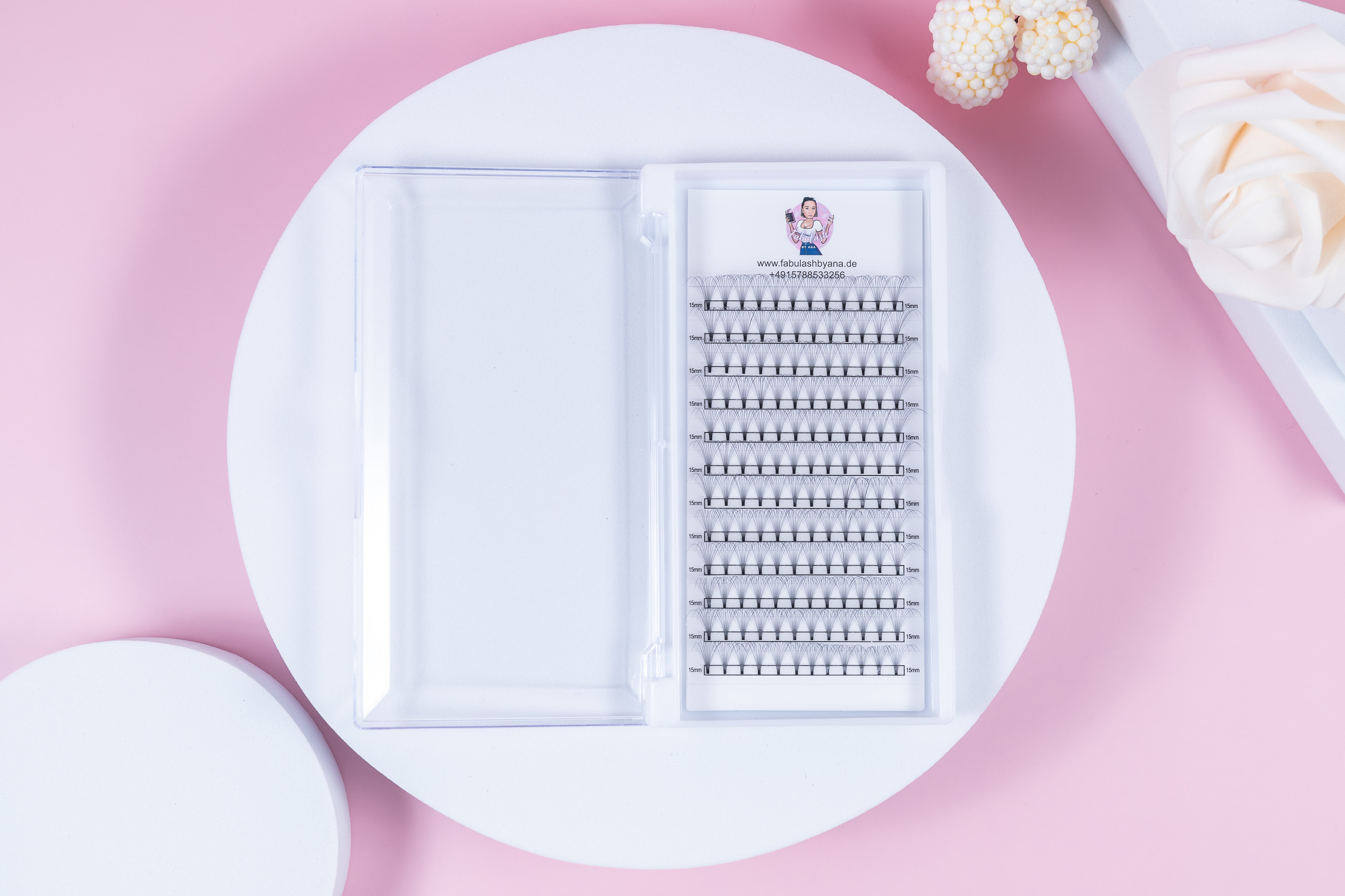 Wimpern 3D C Curl Dicke 0,10 Lange 8mm bis 15