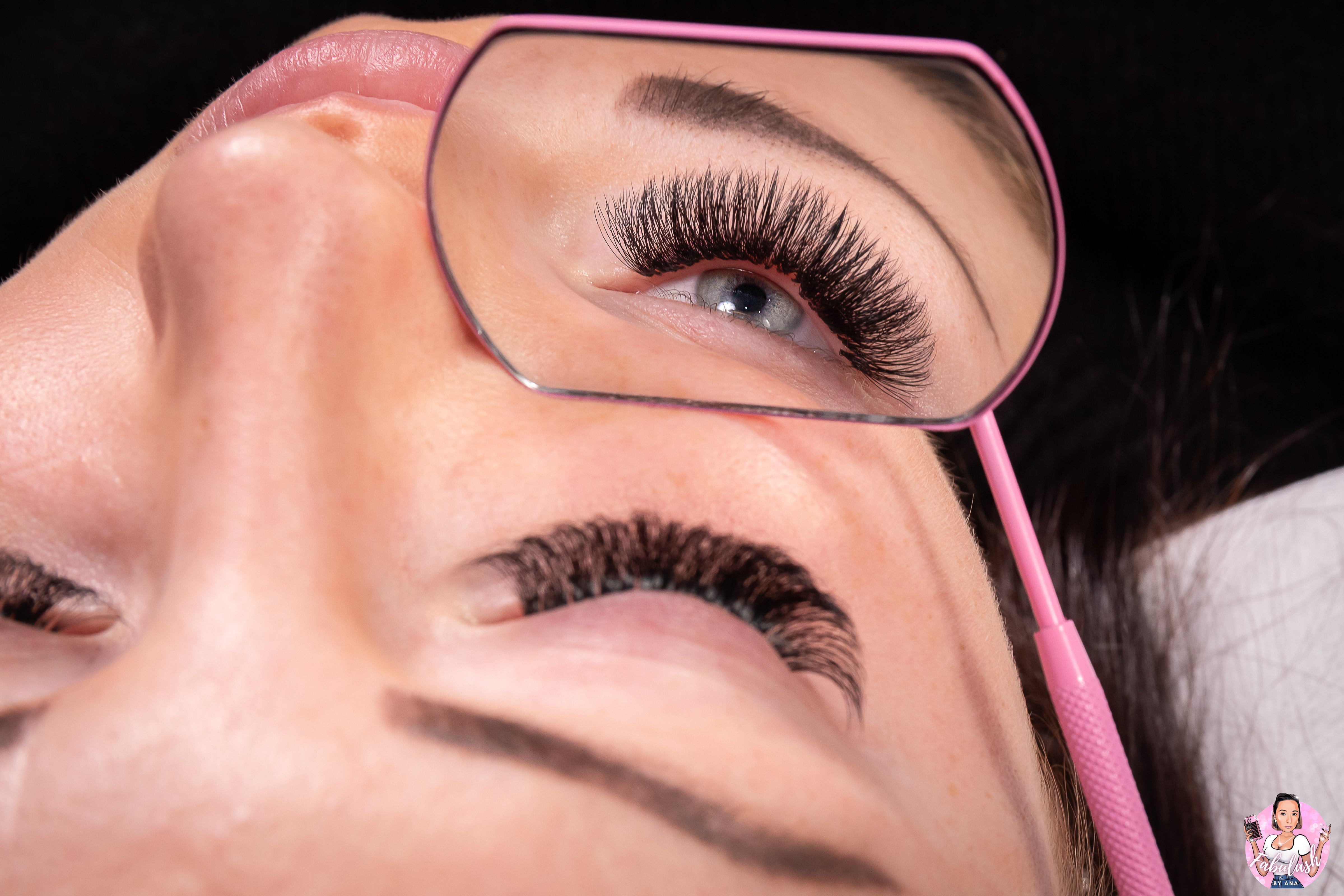 Wimpern 7D D Curl, Dicke 0,7mm, Längen von 8mm bis 15mm - alle Längen in der Box enthalten